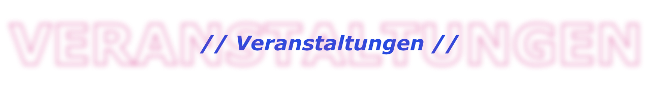Veranstaltungen